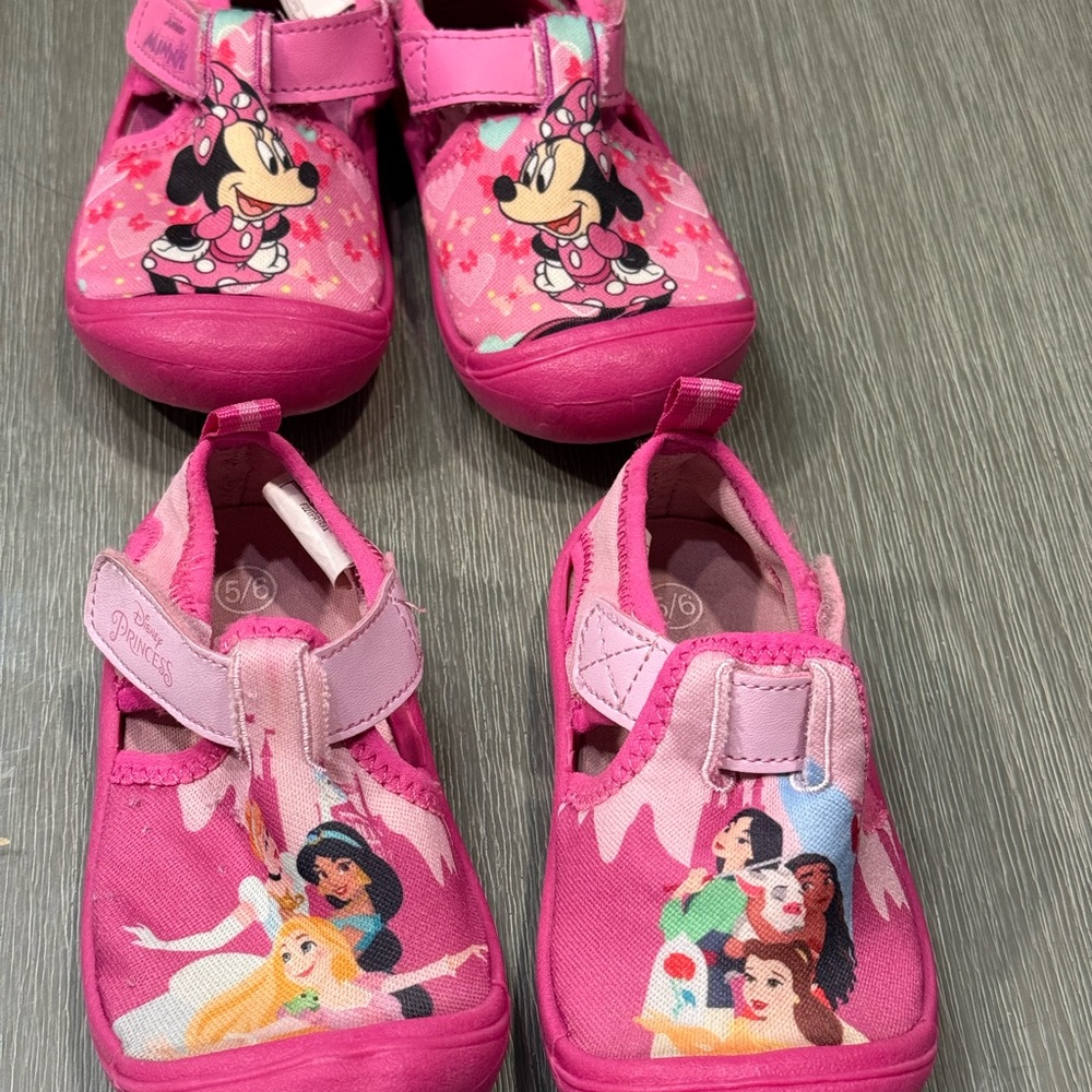 Disney Pink Character Kids Water Shoes